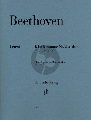 Beethoven Sonate A-dur Op.2 No.2 Klavier (Henle)