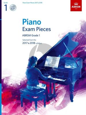 Piano Exam Pieces 2017 & 2018 Grade 1 (Bk-Cd)