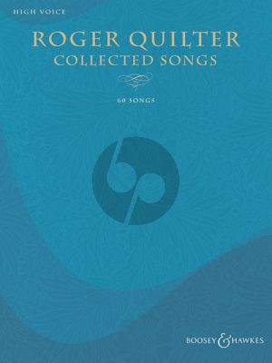 Quilter Collected Songs (60 Songs) High Voice-Piano