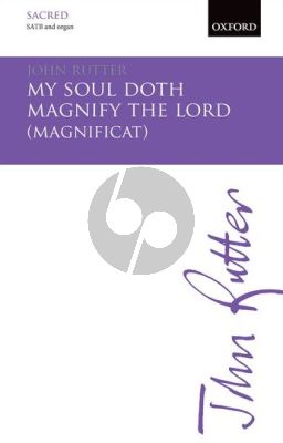 Rutter My Soul Doth Magnify the Lord(Magnificat) SATB-Organ