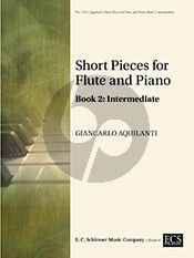 Short Pieces for Flute and Piano Vol. 2 (Intermediate)