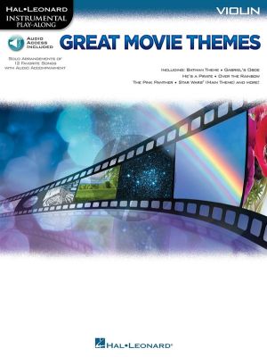 Great Movie Themes Violin (Book with Audio online)