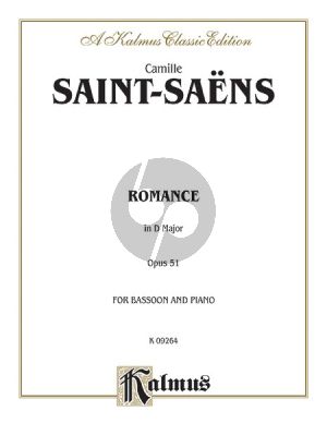 Saint-Saens Romance Op.51 Bassoon-Piano