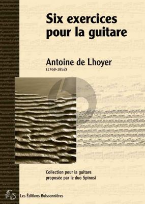 Lhoyer 6 Exercises Op.27 Guitare (ed. Philippe Spinosi)