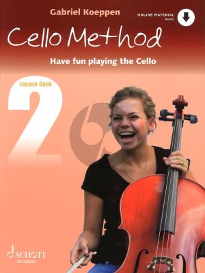 Koeppen Cello Method Lesson Book 2 Have fun playing the Cello Book with Cd