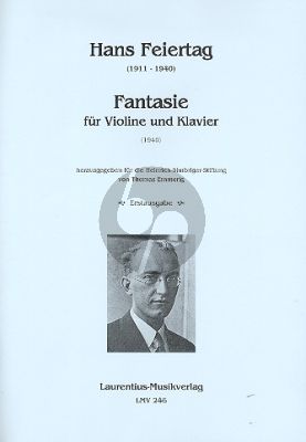 Feiertag Fantasie (1940) Violine-Klavier (ed. Thomas Emmerich)