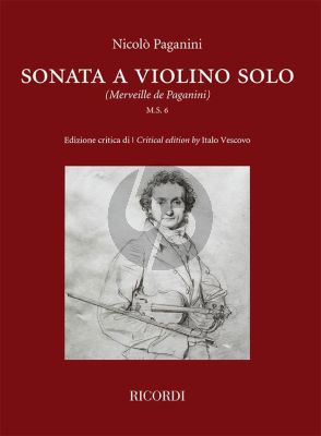 Paganini Sonata a violino solo (M.S. 6)