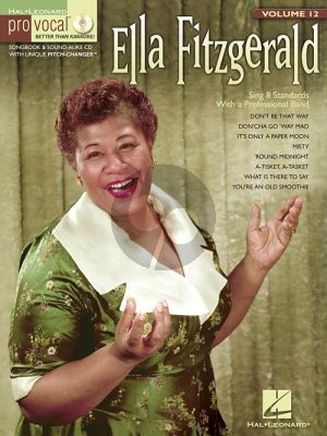 Ella Fitzgerald 8 Standards (Pro Vocal Women's Edition Vol.12)