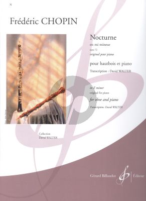 Chopin Nocturne e-minor Op.72 Oboe-Piano (arr. David Walter)