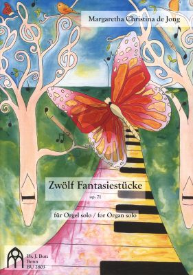 Jong 12 Fantasiestücke Op.71 fur Orgel