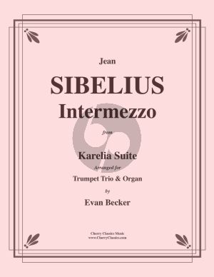 Sibelius Intermezzo from Karelia Suite 3 Trumpets-Organ