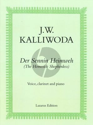 Kalliwoda Der Sennin Heimweh Op.236 Medium/High Voice-Clarinet[Bb][or Viola]-piano (The Homesick Shepherdess) (ed. by Colin Bradbury)