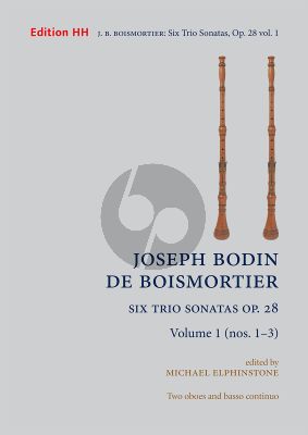 Boismortier 6 Trio Sonatas Op.28 Vol.1 (No.1- 3) 2 Oboes-Bc