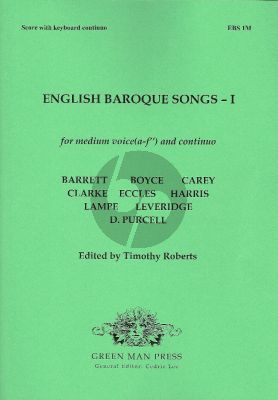 English Baroque Songs Vol. I (Ten English songs) Medium Voice