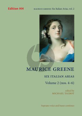 Greene 6 Italian Arias Vol.2 Soprano Voice-Violin-Bc