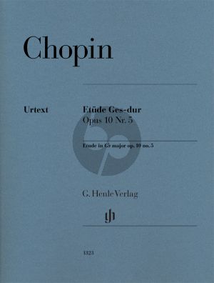 Chopin Etude G-flat major Op.10 No.5 Piano solo (Ewald Zimmermann) (Henle)