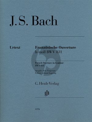 Bach Französische Ouverture h-moll BWV 831 Klavier (ohne Fingersatz)