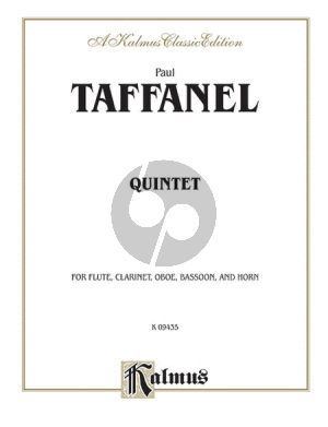 Taffanel Quintet g-minor Fl.-Ob.-Clar.-Hrn.-Bsn. (Parts)