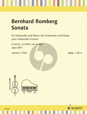 Romberg Sonata e-minor Op.38 No.1 Violoncello-Piano