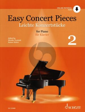 Album Easy Concert Pieces (48 Easy Pieces from 5 Centuries) Vol.2 Piano Bk-Audio Online (edited by Minika Twelsiek and Rainer Mohrs)