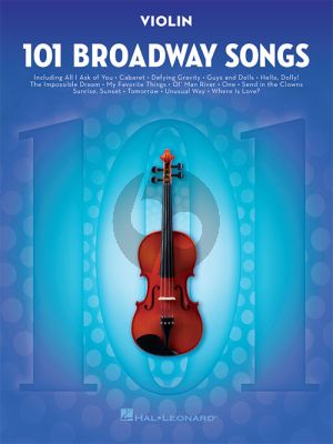 101 Broadway Songs for Violin