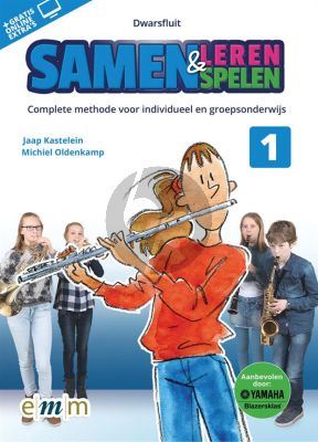 Kastelein-Oldenkamp Samen Leren Samenspelen Dwarsfluit (Boek met Audio online)
