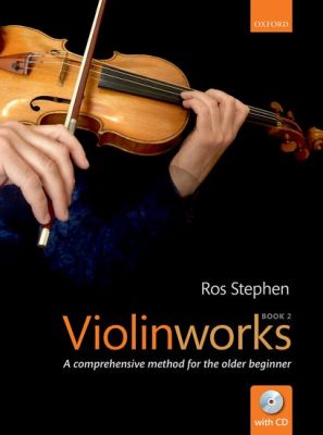 Stephen Violinworks Book 2 (A comprehensive method for the older beginner) (Bk-Cd)
