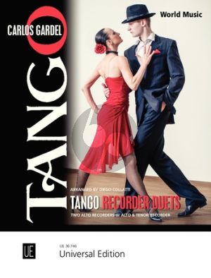 Gardel Tango Recorder Duets for 2 Recorders (AA or AT) ) (Playing Score) (arr. Diego Collatti)