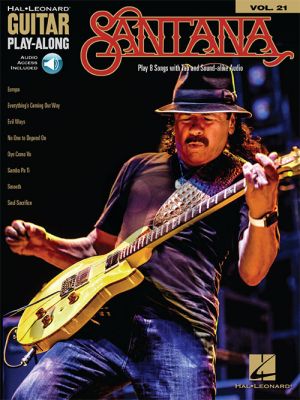Santana 8 Songs (Guitar Play-Along Series Vol.21) (Book with Audio online)