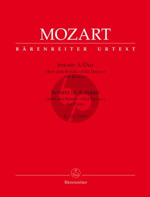 Mozart Sonata A-major KV 331 (300i) with the Rondo "Alla Turca" Piano solo