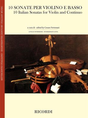 10 Italian Sonatas Violin-Bc. (edited by Cesare Fertonani)