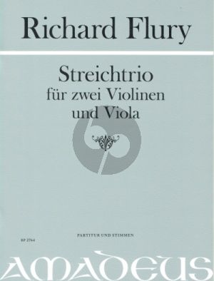 Flury Trio 2 Violinen-Viola (Part./Stimmen) (ed. Urs Joseph Flury)