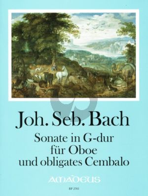 Bach Sonate in G-dur BWV 1032 Oboe mit obligates Cembalo (transcr. Kurt Meier) (Fragmentergänzung: Oskar Peter)
