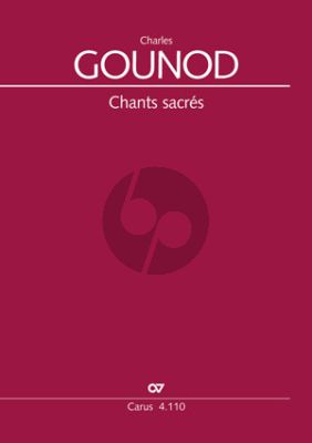 Gounod Chants sacrés. 20 lateinische Motetten 4-6 Gemischten Stimmen mit Orgel (oder Klavier)