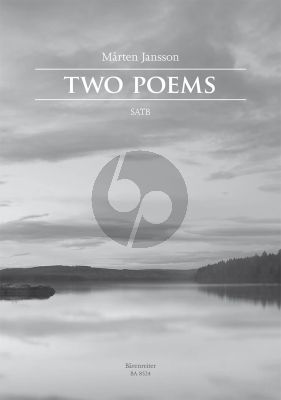 Jansson Two Poems SATB