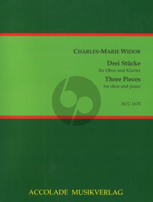 Widor 3 Pieces Oboe-Piano (Bodo Koenigsbeck)