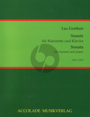 Grethen Sonate Klarinette[Bb]-Klavier
