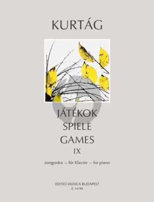 Kurtag Games (Spiele) Vol.9 Piano