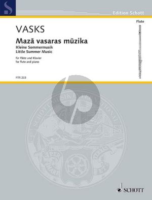 Vasks Little Summer Music Flute-Piano