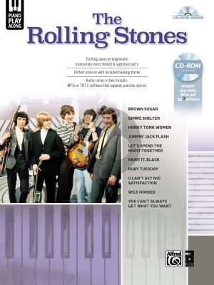 The Rolling Stones Piano Play-Along Piano-Vocal-Chords (Bk-Cd)