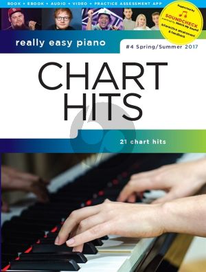 Really Easy Piano: Chart Hits - #4 Spring/Summer 2017 (Book with Audio online)
