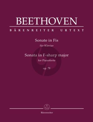 Beethoven Sonata F-sharp major Op.78 Piano solo (edited by Jonathan Del Mar)
