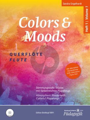 Engelhardt Colors & Moods (Atmospheric Pieces for 1-2 Flutes) (Bk-Cd)