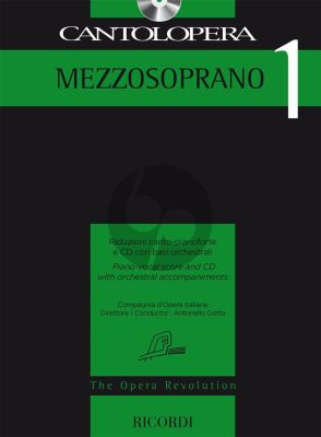 Cantolopera 1: Mezzosoprano Voice-Piano (Bk-Cd)