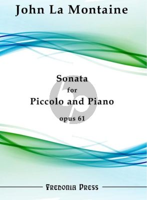 La Montaine Sonata Op.61 for Piccolo and Piano