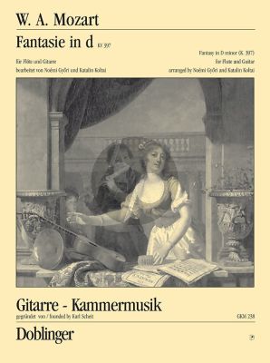 Mozart Fantasie d-moll KV 397 Flöte-Gitarre (transcr. Noémi Györi / Katalin Koltai)