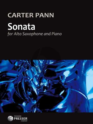 Pann Sonata for Alto Saxophone-Piano