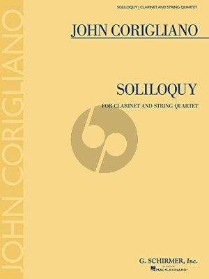 Corigliano Soliloquy Clarinet and String Quartet (Score/Parts)