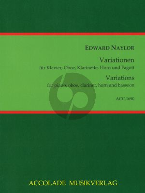 Naylor Variations Piano-Oboe-Clar.-Horn-Bassoon (Score/Parts)