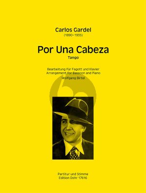 Gardel Por una Cabeza Fagott-Klavier (arr. Wolfgang Birtel)